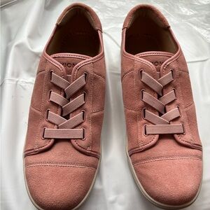 Vionic Pink Jean Suede Sneakers 9 1/2